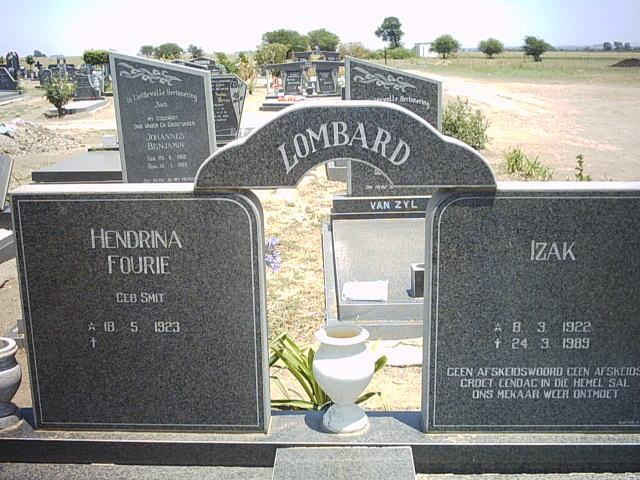 LOMBARD Izak 1922-1989 & Hendrina Fourie SMIT 1923-