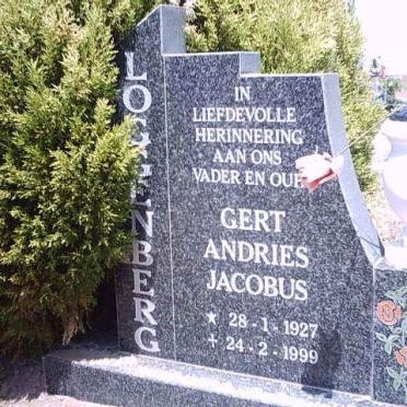 LOGGENBERG Gert Andries Jacobus 1927-1999
