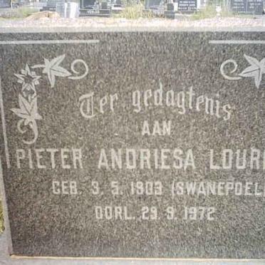LOURENS Pieter Andriesa nee SWANEPOEL 1903-1972