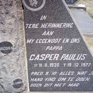 LABUSCHAGNE Casper Paulus 1930-1977