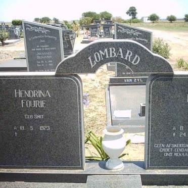 LOMBARD Izak 1922-1989 & Hendrina Fourie SMIT 1923-