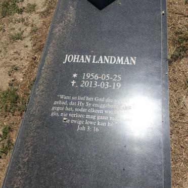LANDMAN Johan 1956-2013