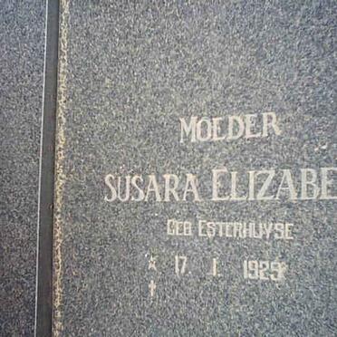LOOTS Susara Elizabeth nee ESTERHUYSE 1925-