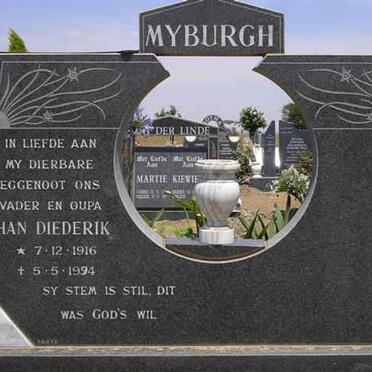 MYBURGH Johan Diederik 1916-1994