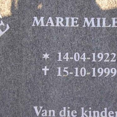 MILES Marie 1922-1999