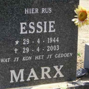 MARX Essie 1944-2003