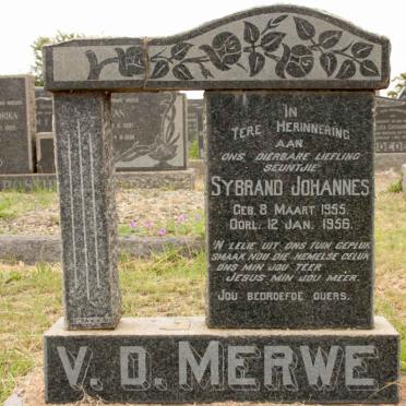 MERWE Sybrand Johannes, v.d. 1955-1956