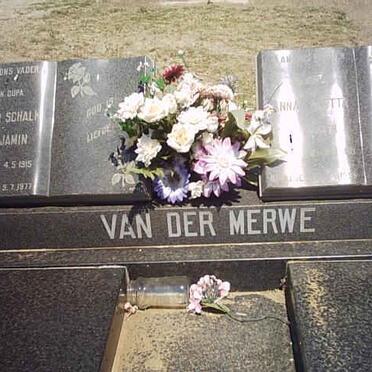 MERWE Pieter Schalk Benjamin, van der 1915-1977 &amp; Anna Aletta BESTER 1921-1995 