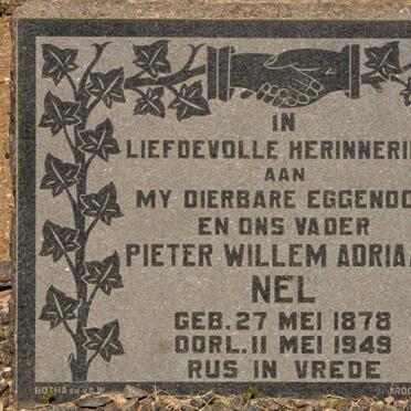 NEL Pieter Willem Adriaan 1878-1949