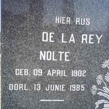 NOLTE De La Rey 1902-1985