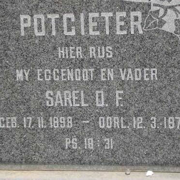 POTGIETER Sarel D.F. 1898-1972