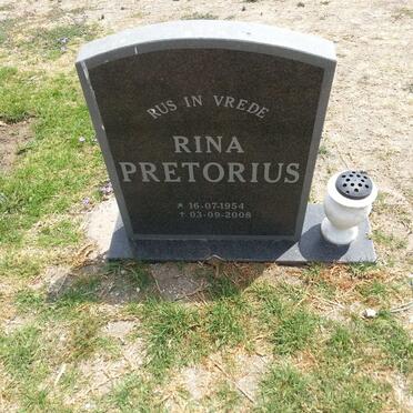 PRETORIUS Rina 1954-2008