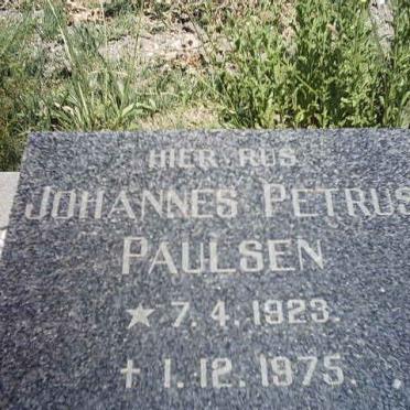 PAULSEN Johannes Petrus 1923-1975