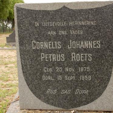 ROETS Cornelis Johannes Petrus 1875-1958