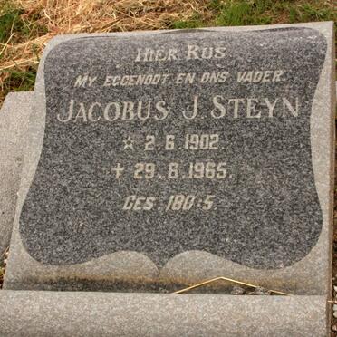 STEYN Jacobus J. 1902-1965