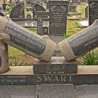 SWART Louwrens Johannes Christoffel 1913-1959 &amp; Maria Magdalena VAN RENSBURG 1916-1983