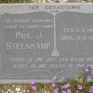 STEENKAMP Paul J. 1906-1960