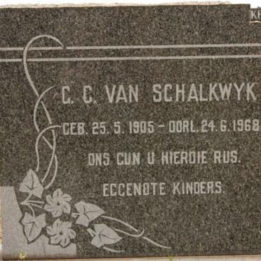 SCHALKWYK G.C., van 1905-1968