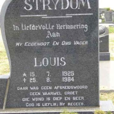 STRYDOM Louis 1925-1984
