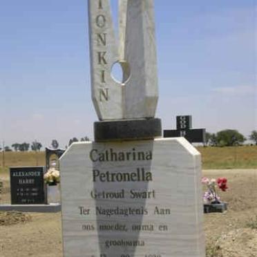 SWART Catharina Petronella nee TONKIN 1920-2000