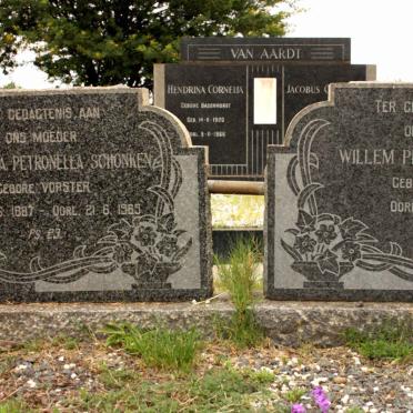 SCHONKEN Willem Petrus 1876-1964 &amp; Magdalena Petronella VORSTER 1887-1965