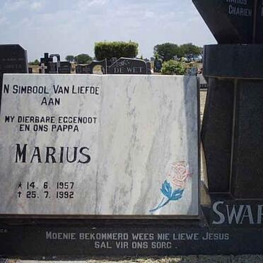 SWART Marius 1957-1992