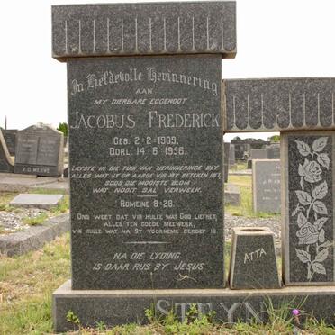 STEYN Jacobus Frederick 1909-1956