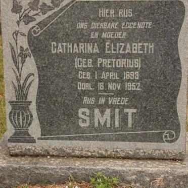 SMIT Catharina Elizabeth nee PRETORIUS 1893-1952