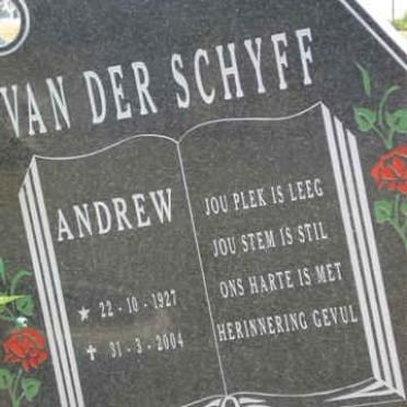 SCHYFF Andrew, van der 1927-2004