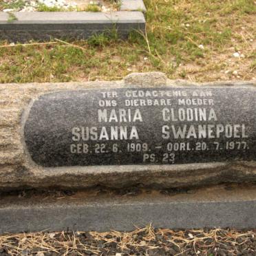 SWANEPOEL Maria Clodina Susanna 1909-1977