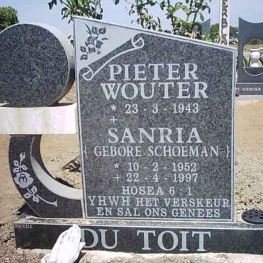 TOIT Pieter Wouter, du 1943- &amp; Sanria SCHOEMAN 1952-1997