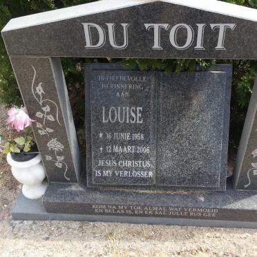 TOIT Louise, du nee PRETORIUS 1958-2006