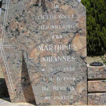 TOIT Marthinus Johannes, du 1932-1994