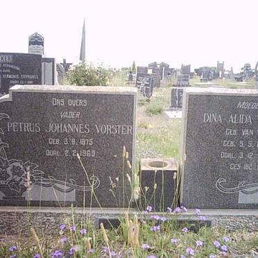 VORSTER Petrus Johannes 1875-1969 &amp; Dina Alida VAN WYK 1877-1963