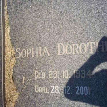 VOLSCHENK Theunis Johannes 1933-1984 &amp; Sophia Dorothea 1934-2001