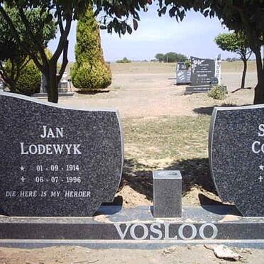 VOSLOO Jan Lodewyk 1914-1996 &amp; Susara Cornelia 1920-