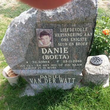 WATT Daniel, van der 1984-2008