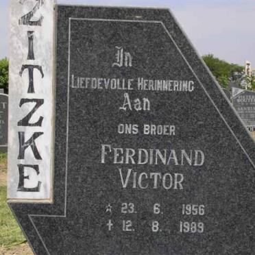 ZITZKE Ferdinand Victor 1956-1989