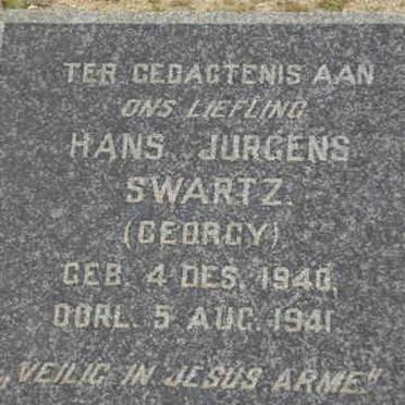 SWARTZ Hans Jurgens 1940-1941