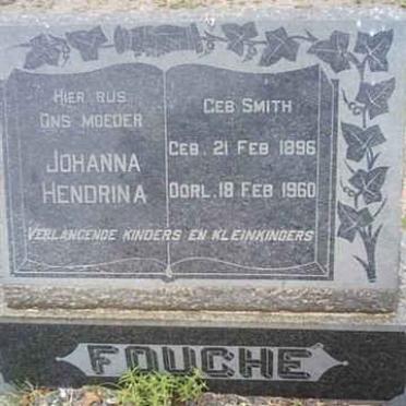 FOUCHÉ Johanna Hendrina nee SMITH 1896-1960