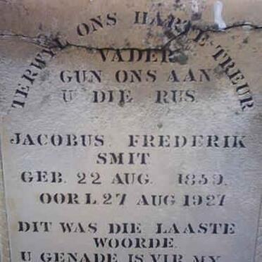SMIT Jacobus Frederik 1859-1927