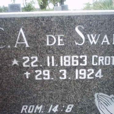 SWART C.A., de nee CROTS 1863-1924