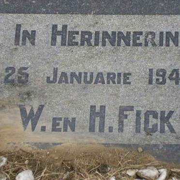 FICK W. 1946 :: FICK H. 1946