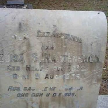 RAUTENBACH Louisa S. nee NEL ?-1935