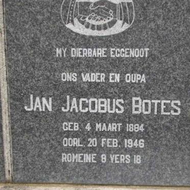 BOTES Jan Jacobus 1884-1946