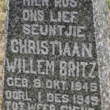 BRITZ Christiaan Willem 1945-1945