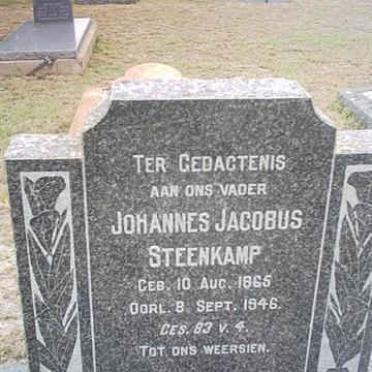 STEENKAMP Johannes Jacobus 1865-1946