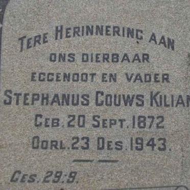 KILIAN Stephanus Gouws 1872-1943