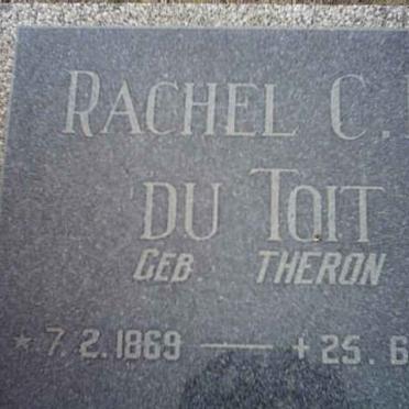 TOIT Rachel C.E., du nee THERON 1869-195?