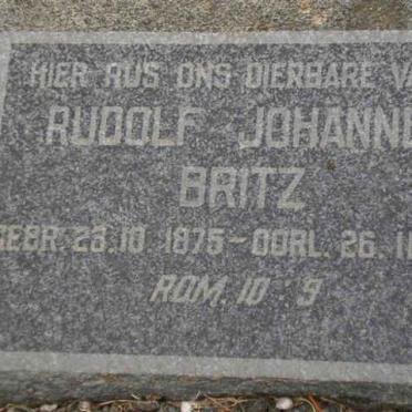 BRITZ Rudolf Johannes 1875-1934